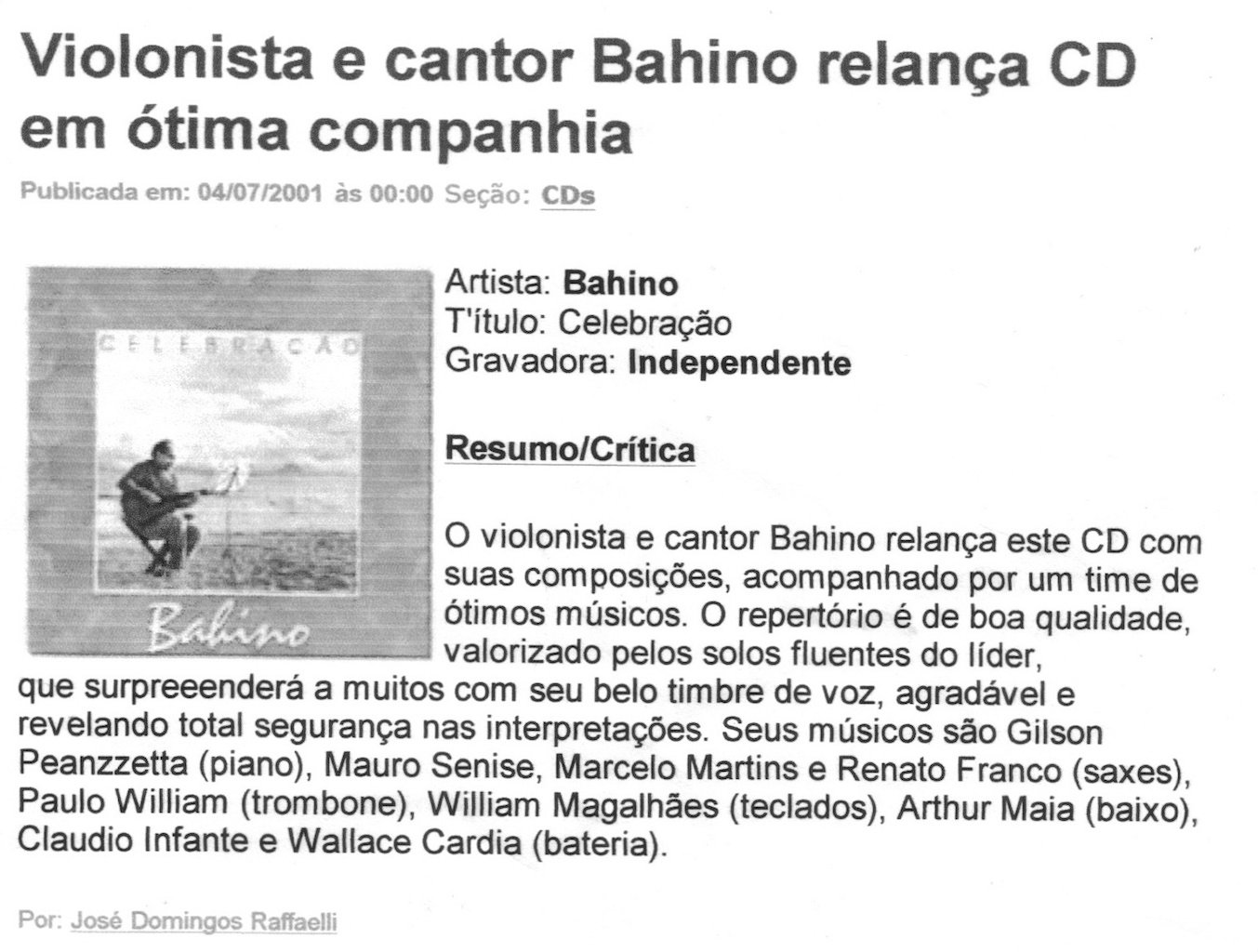Revista MusicNet 2001
